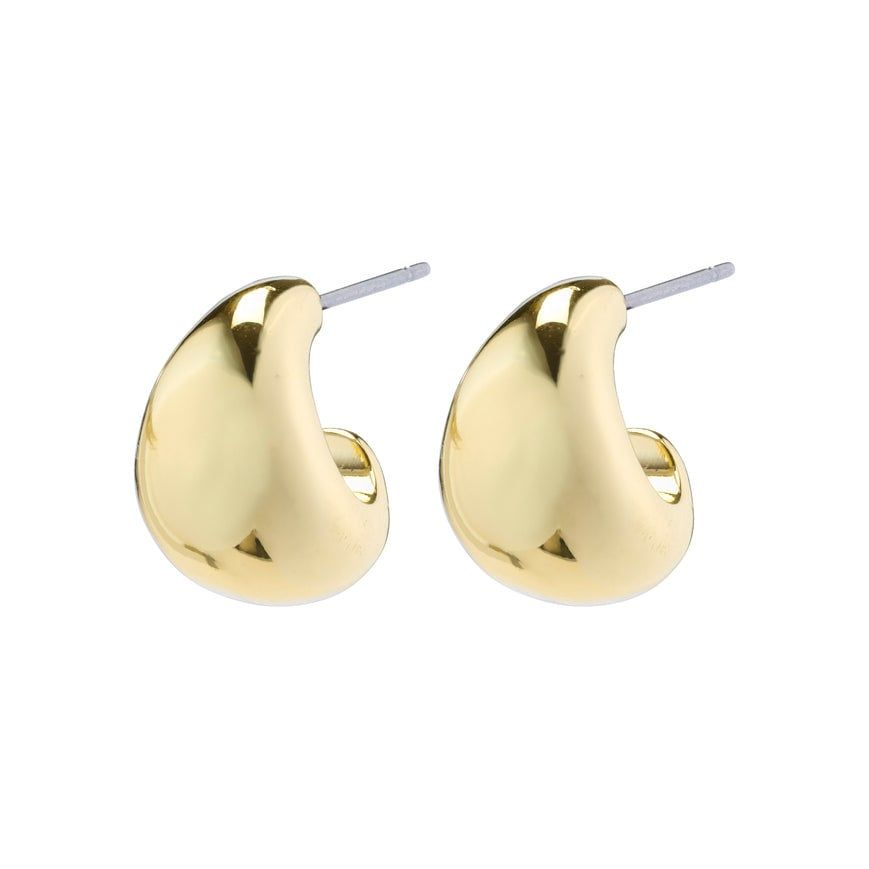 ALEXANE chunky mini hoop earrings, Color: Gold-Plated