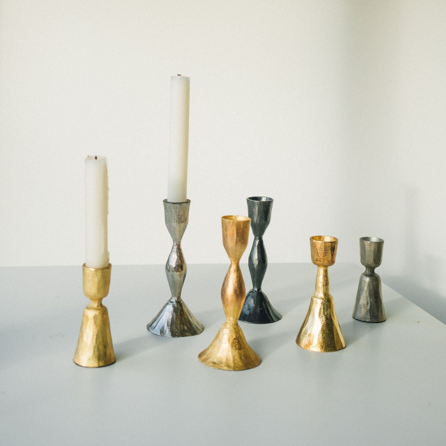 Antique Silver Zora Candlestick
