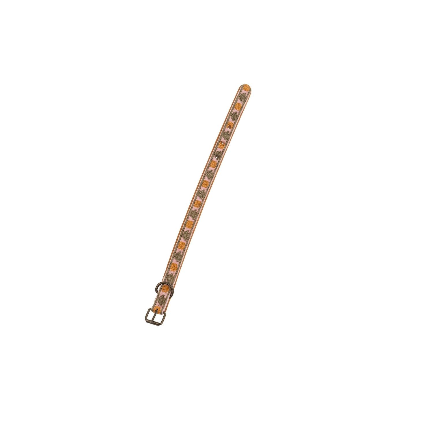 Buddy Embroidered Dog Collar, Size: XS