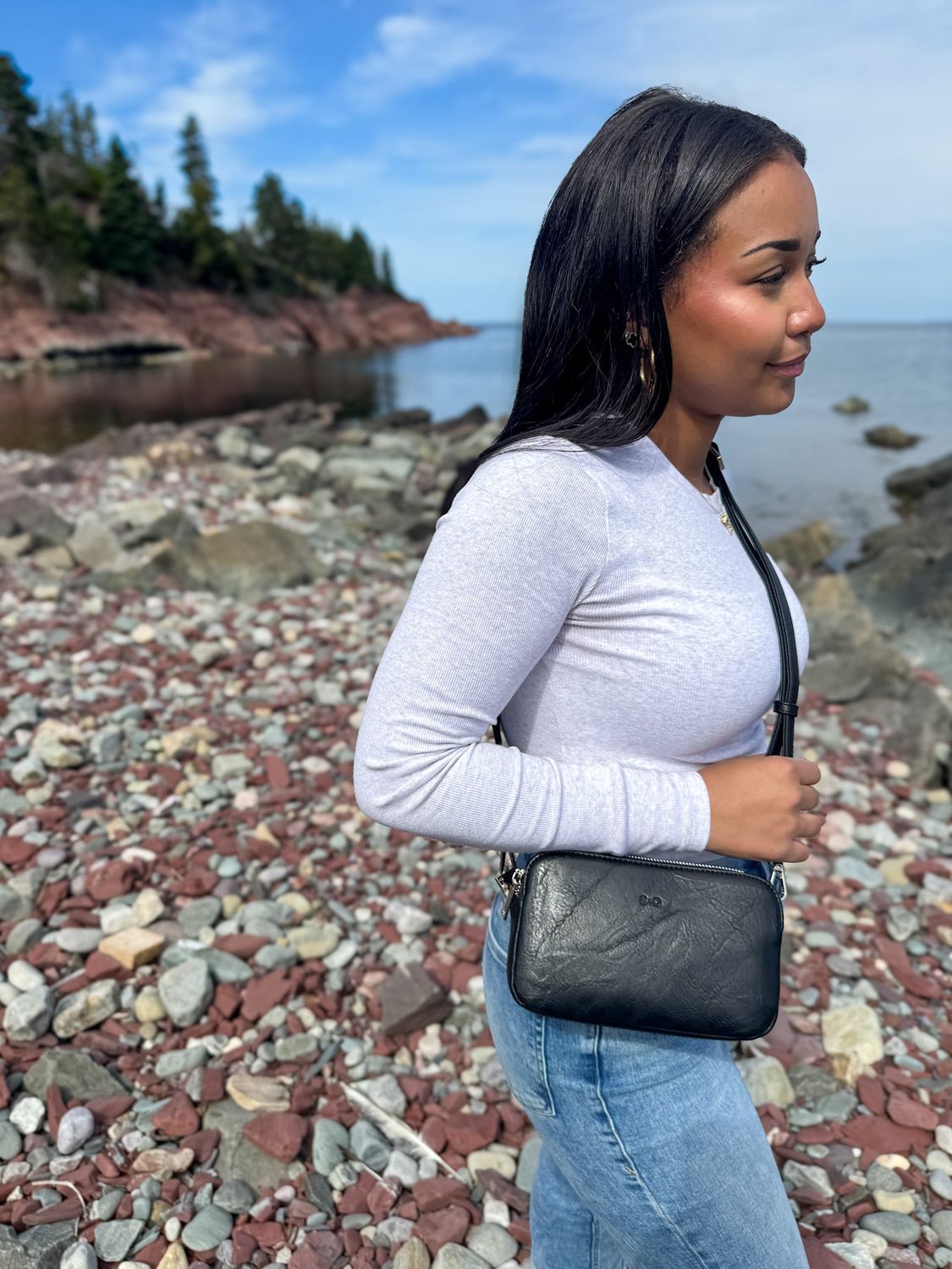 Joyce Crossbody, Color: Black