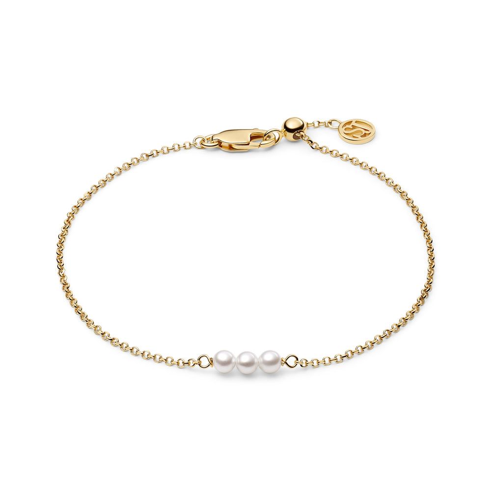 Perla Cinque Bracelet , Color: 18k Gold Plated