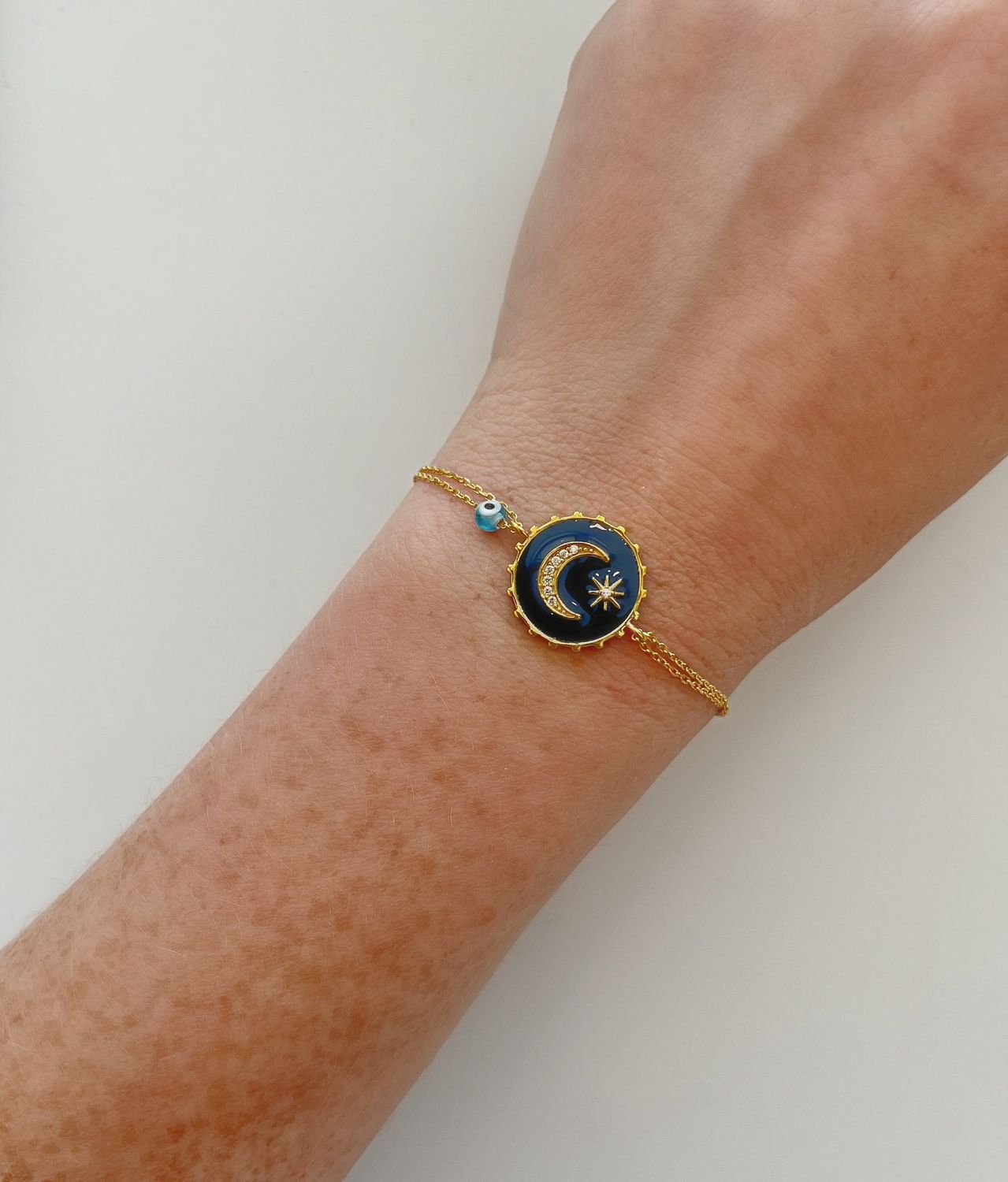 Azure Moon Bracelet, Color: 18K Yellow Gold Vermeil