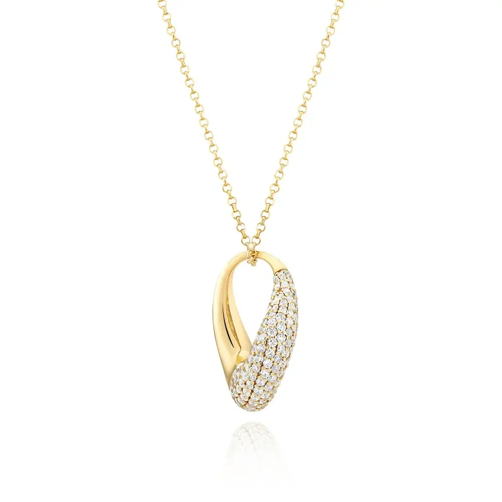 Glorenza Necklace , Color: 18k Gold Plated