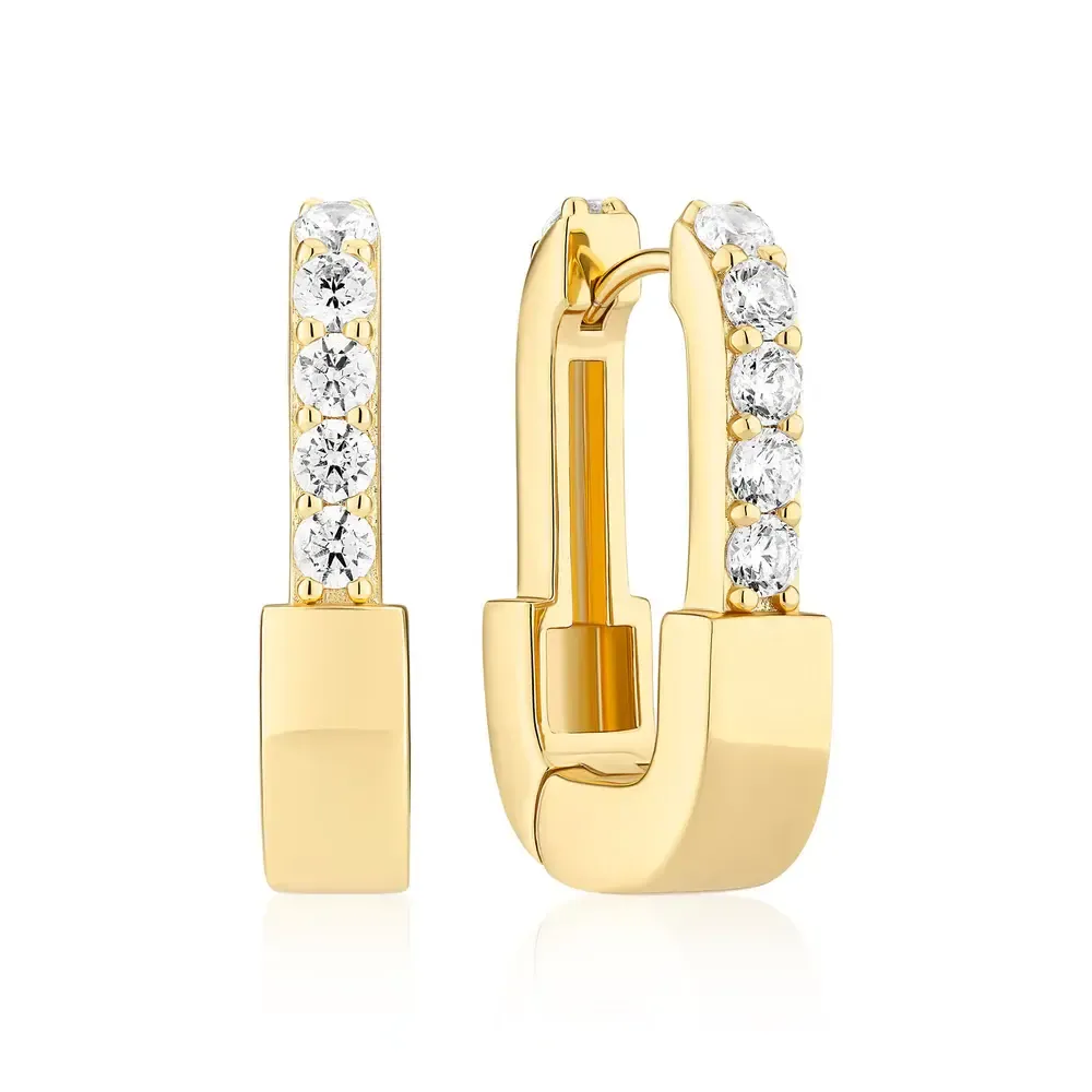 Maratea Earrings, Color: 18k Gold Plated
