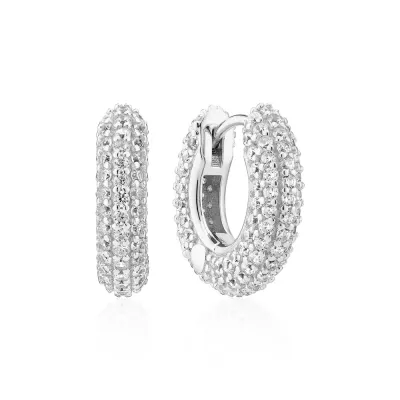 Carrara Earrings CZ 925 Sterling Silver 