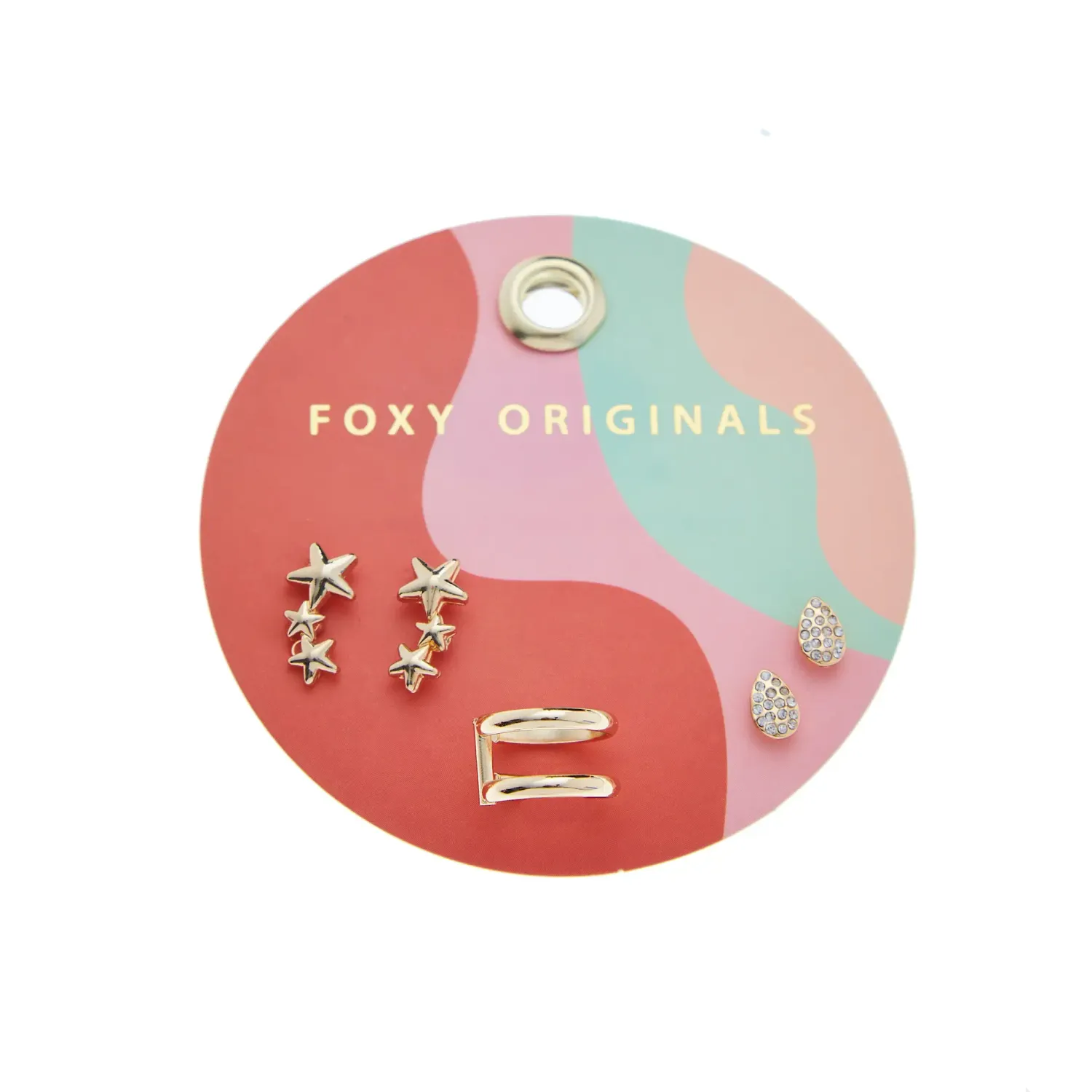 Star Mix &amp; Match Earrings, Color: Gold