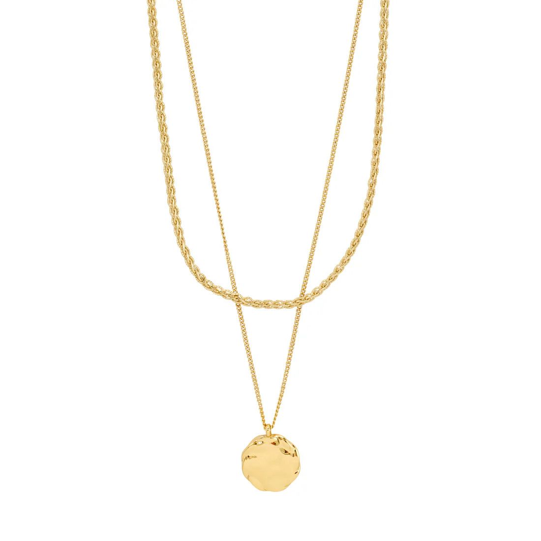 Declan Necklace 2-in-1 Set, Color: Gold