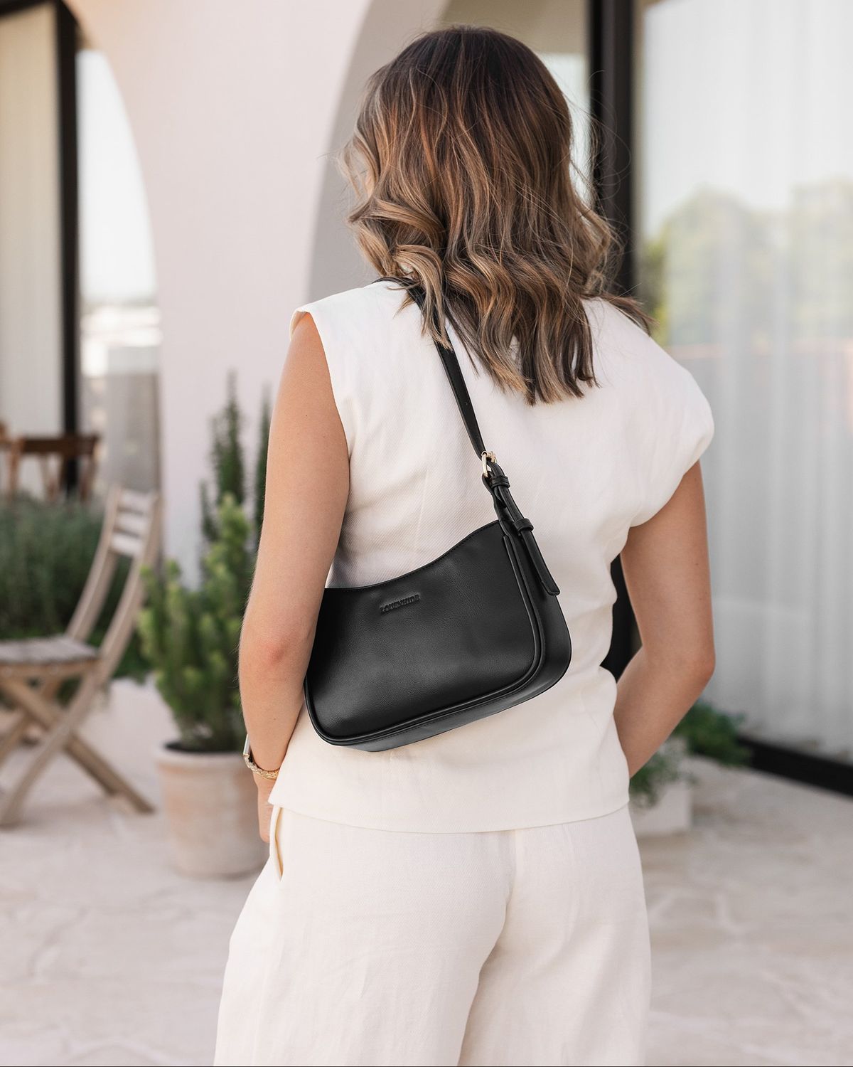 Ivy Shoulder Bag, Color: Black