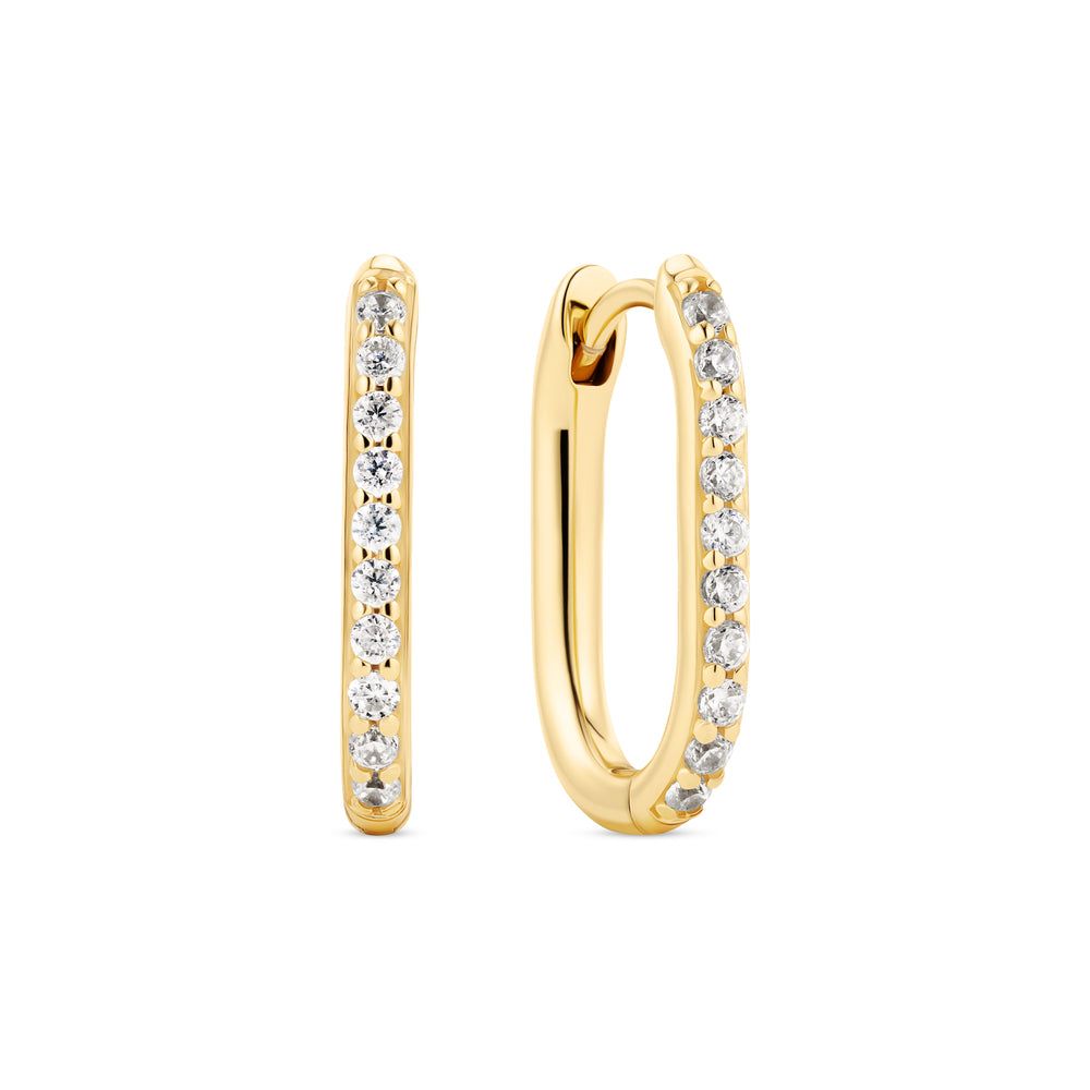 Capriana Earrings , Color: 18k Gold Plated