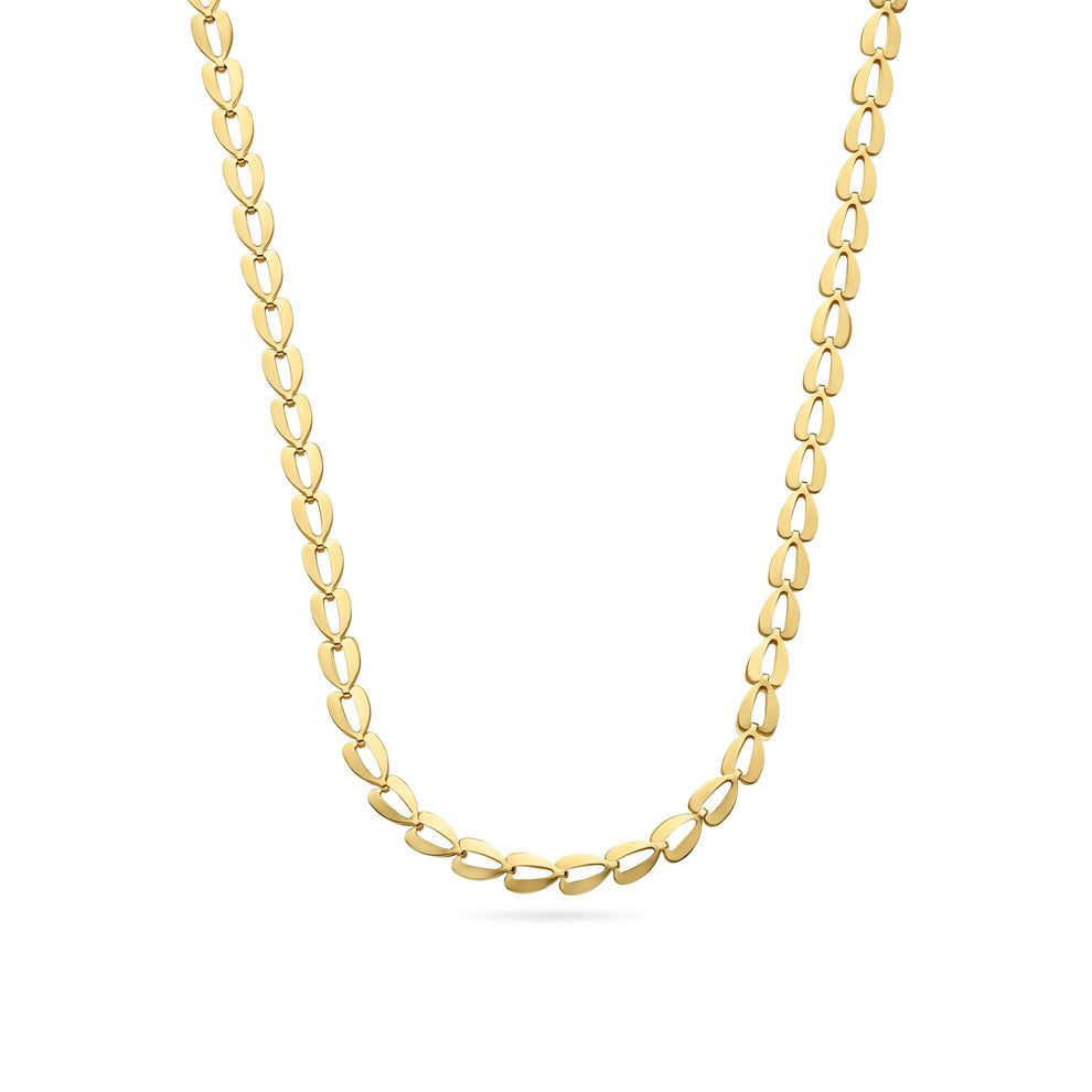 Heartbeat Necklace , Color: 18k Gold Plated