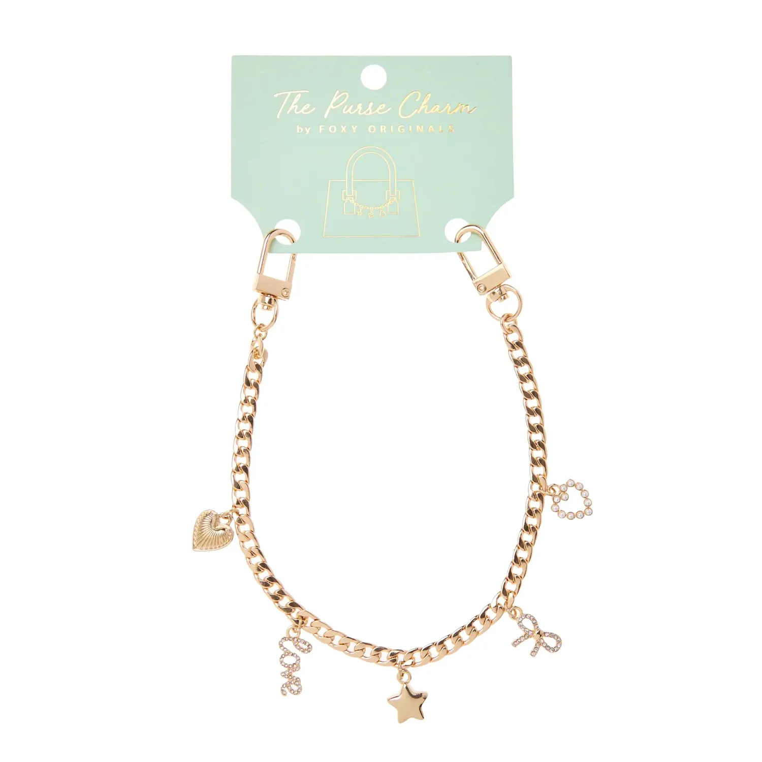 Bella Purse Charm, Color: Gold