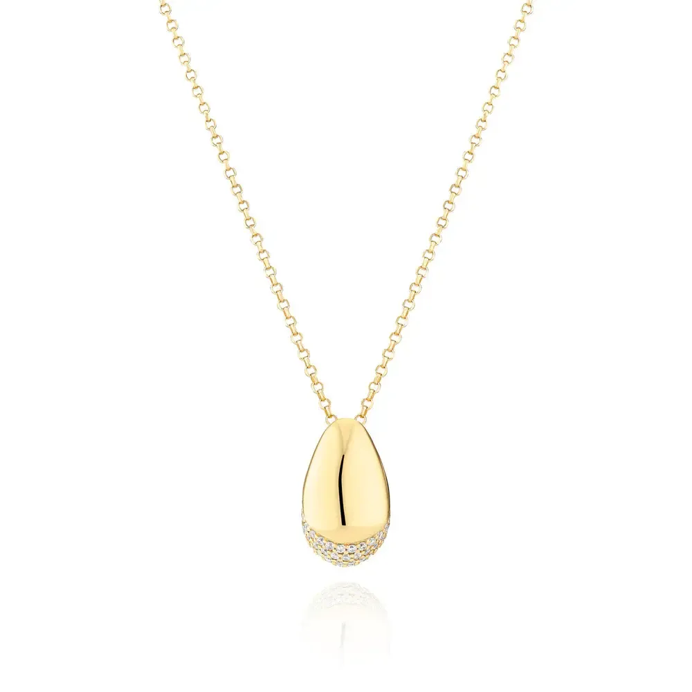 Goccia Necklace, Color: 18k Gold Plated