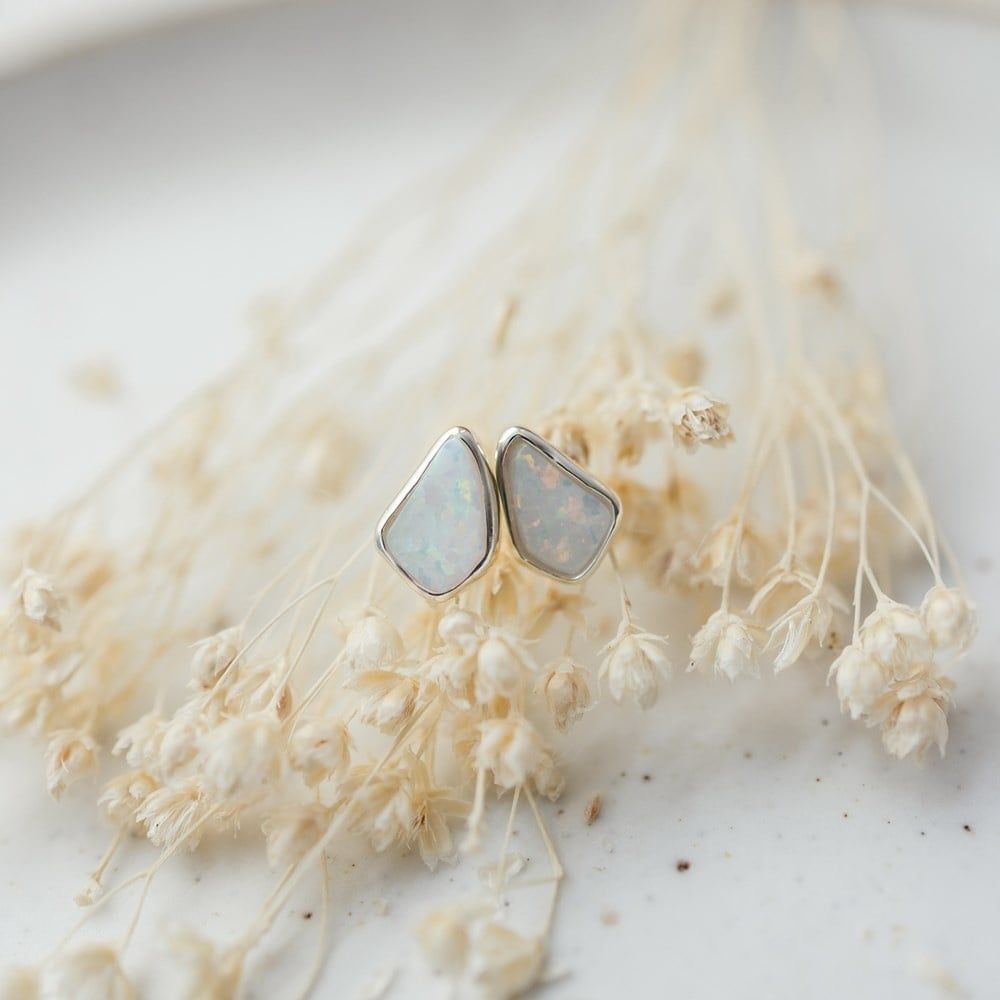 Opal Chip Studs