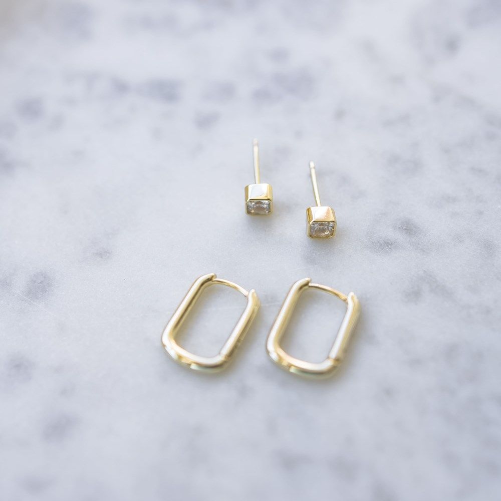 Duet Set Square, Color: Gold