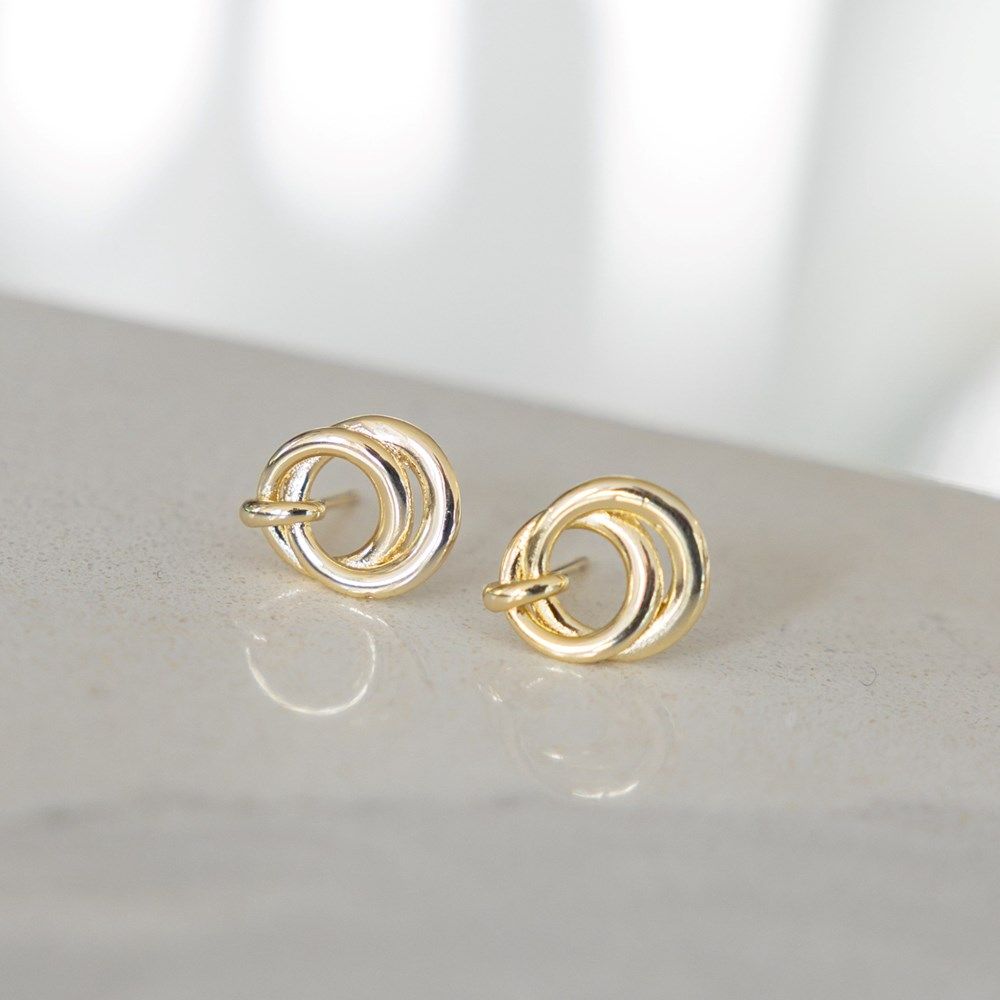 Unity Studs, Color: Gold