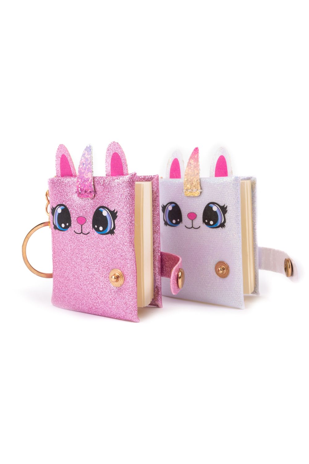 Mini Sparkly Friends Keychain Journal