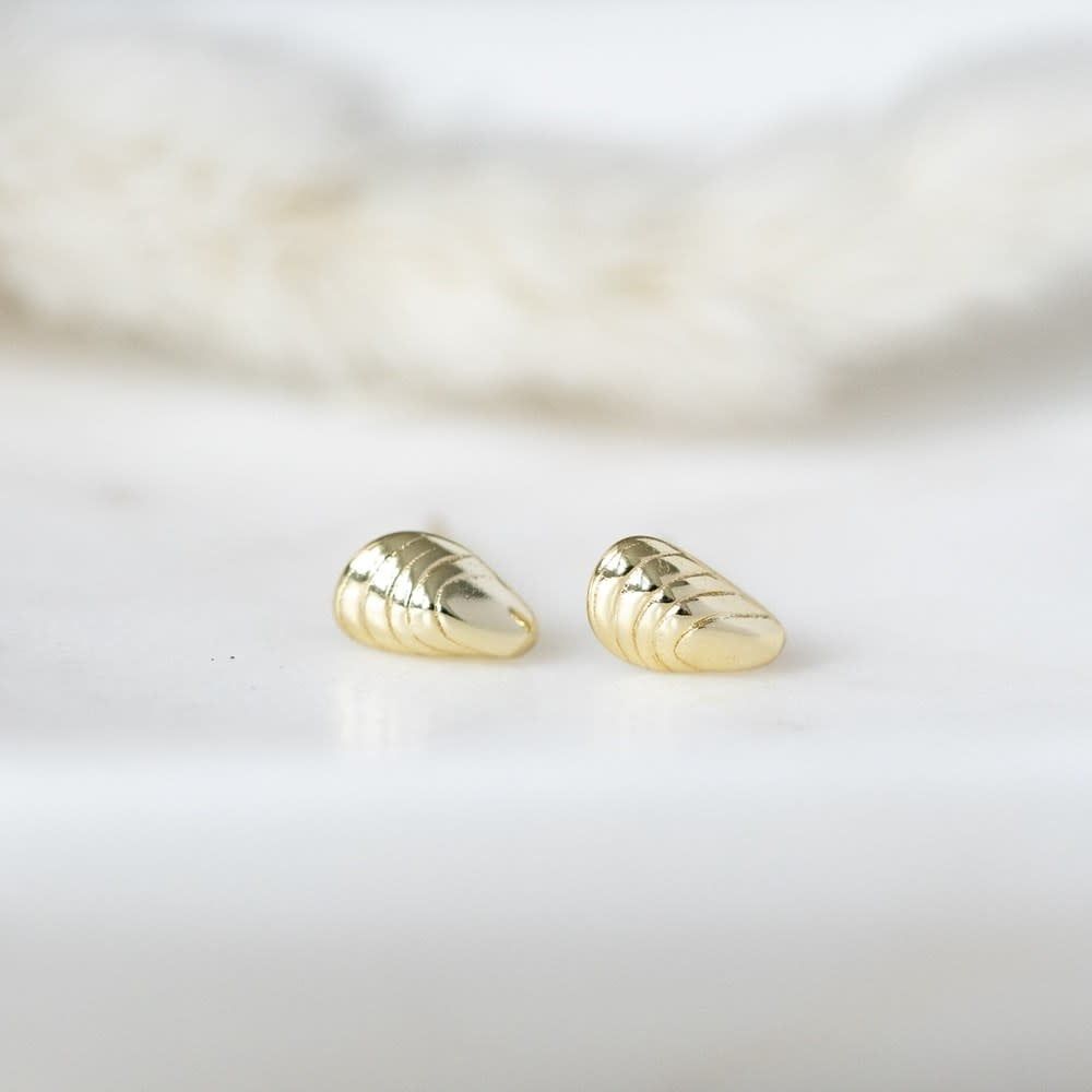 Blue Tide Studs, Color: Gold