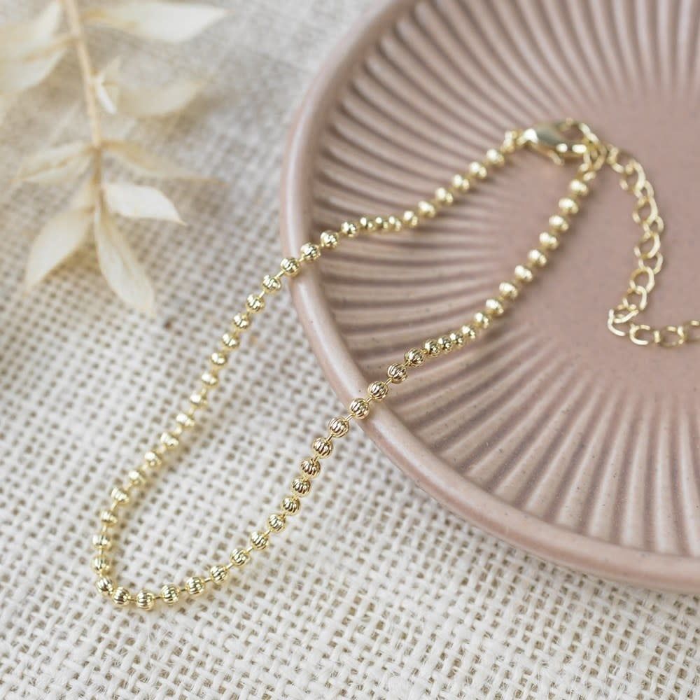 Pulse Anklet, Color: Gold