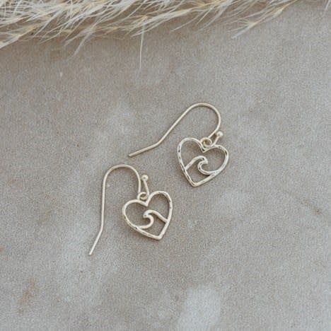 Beach Lovers Earrings, Color: Gold