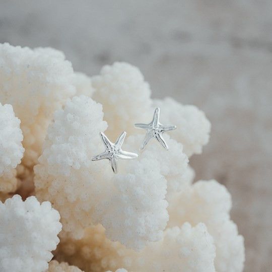 Whimsical Seastar Studs, Color: Silver