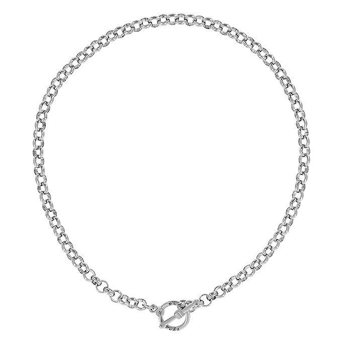 18" Bright Rhodium Chain