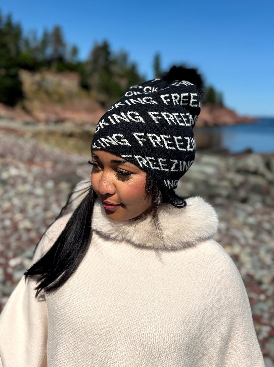 F*ckin Freezing Knit Beanie