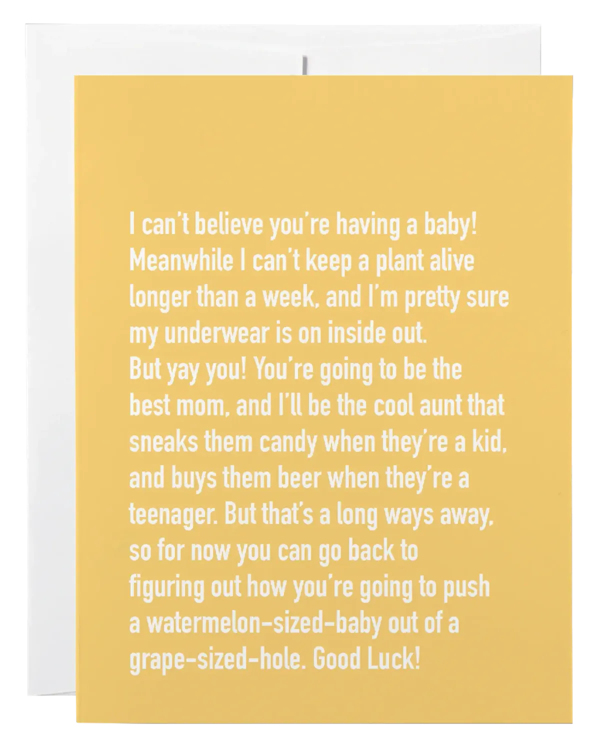 Baby Shower Chatty Cathy Card