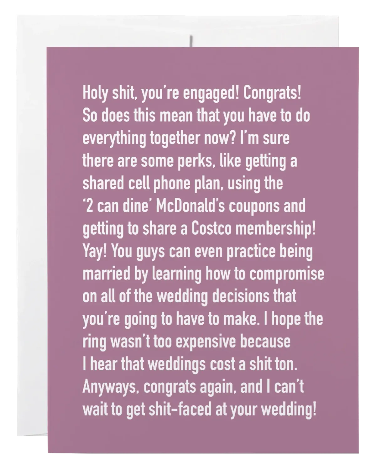 Engagement Chatty Cathy Card