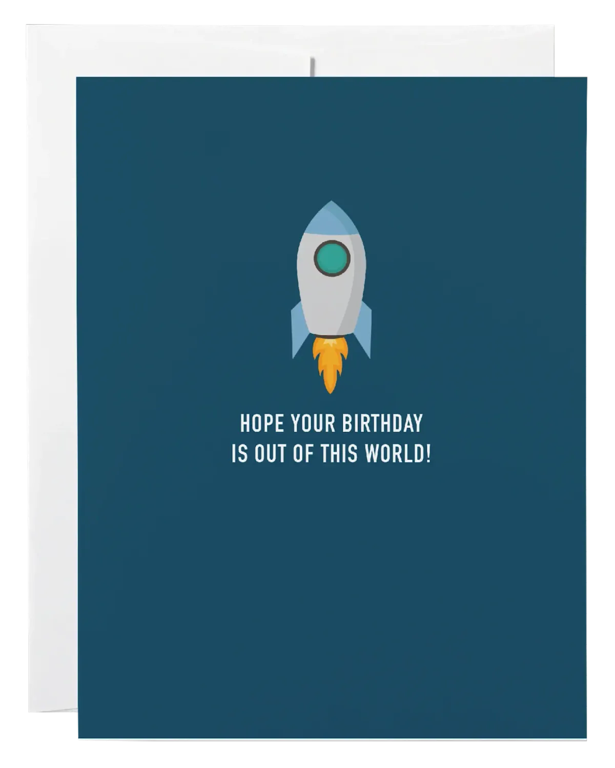 Rocket Ship Card