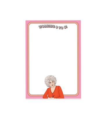 Workin' 9 to 5 Notepad