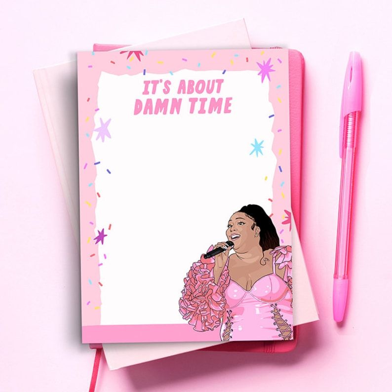 It's About Damn Time Notepad
