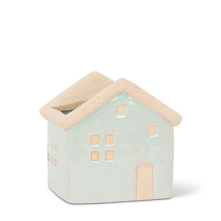 Small Aqua House Planter