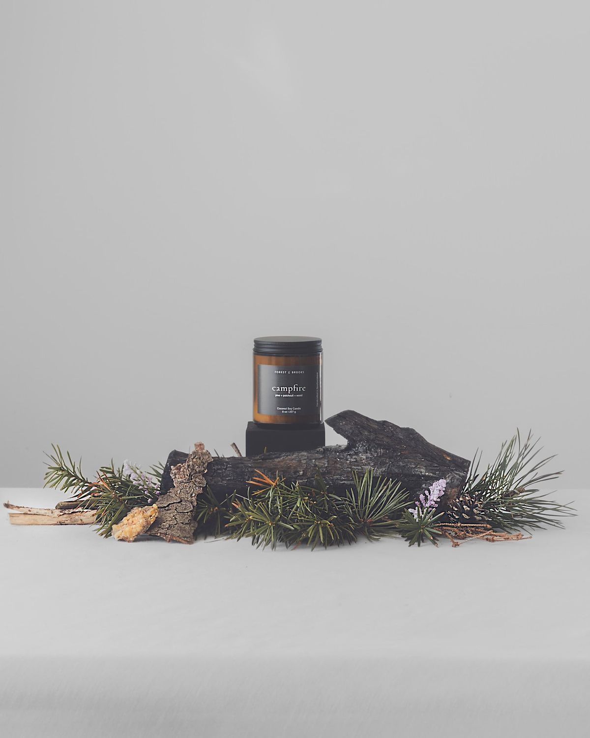 Campfire Wooden Wick Candle