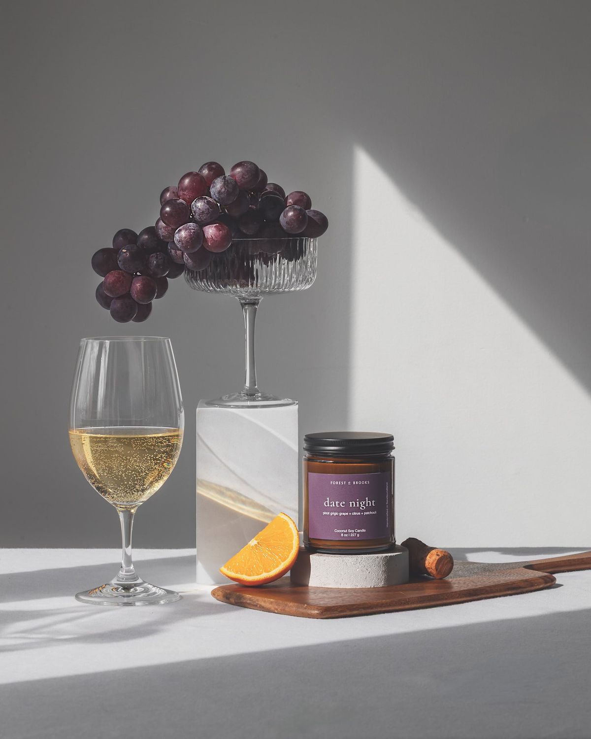 Date Night Wooden Wick Candle