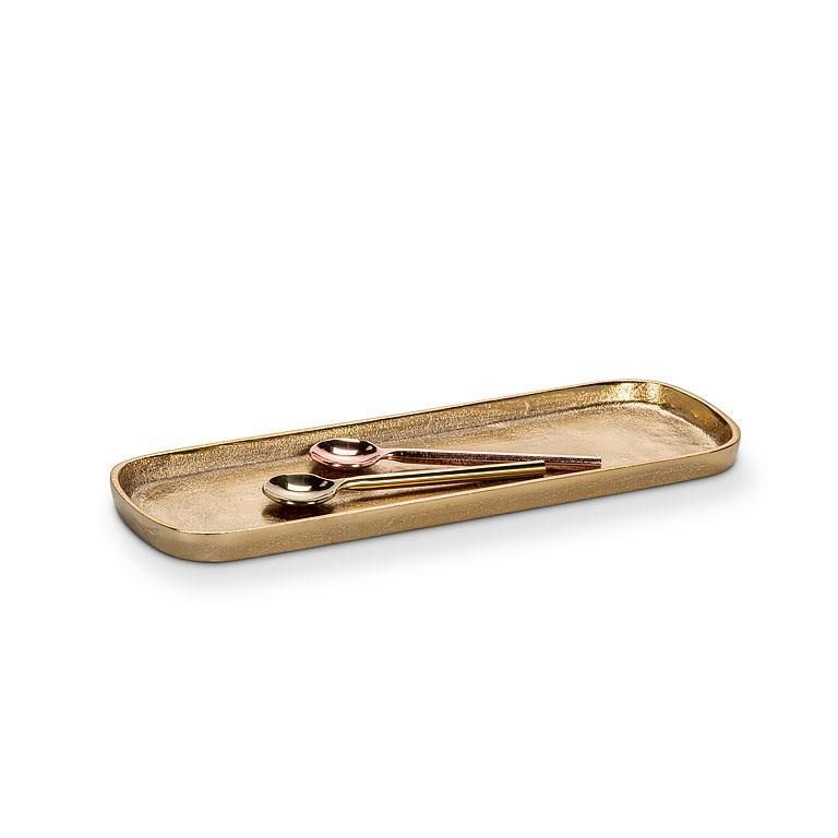 Medium Gold Oval Tray