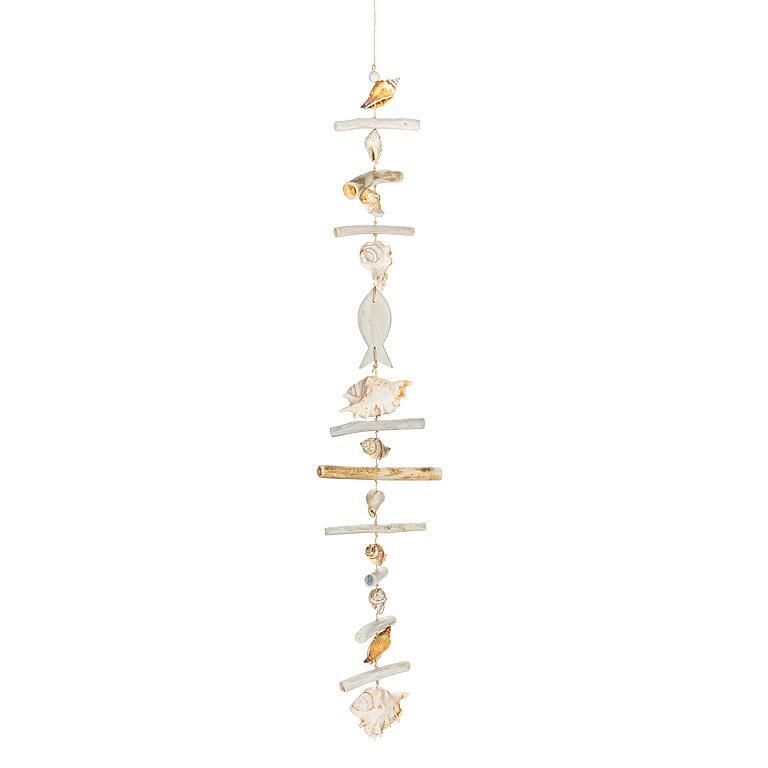 Long Shell &amp; Driftwood Garland