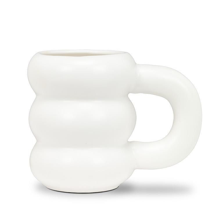 White Matte Bubble Mug