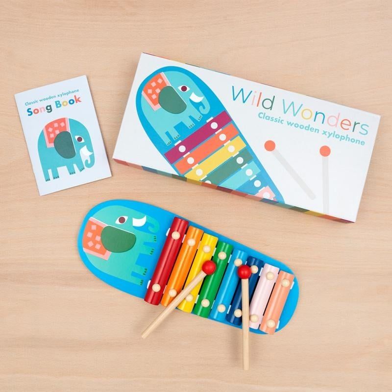 Children's Xylophone With Song Book - Wild Wonders