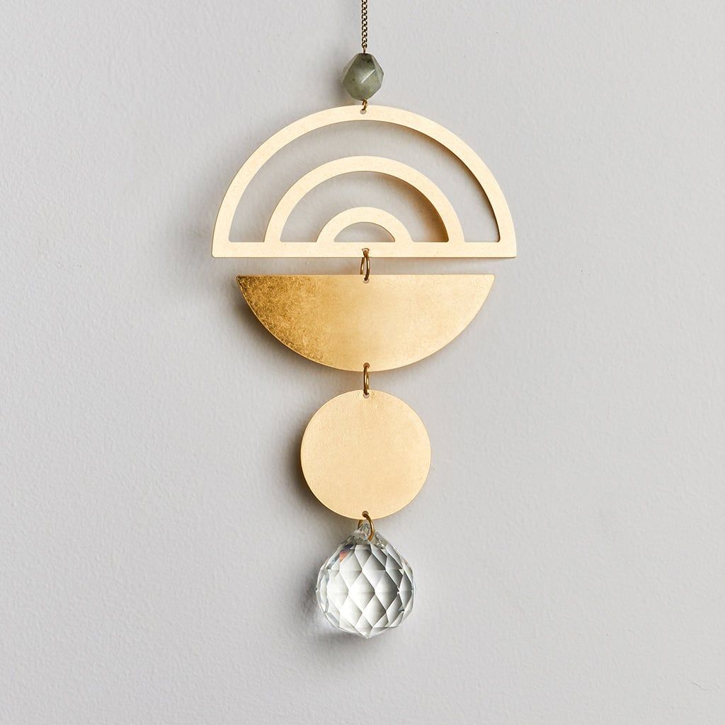 Rainbow &amp; Labradorite Suncatcher
