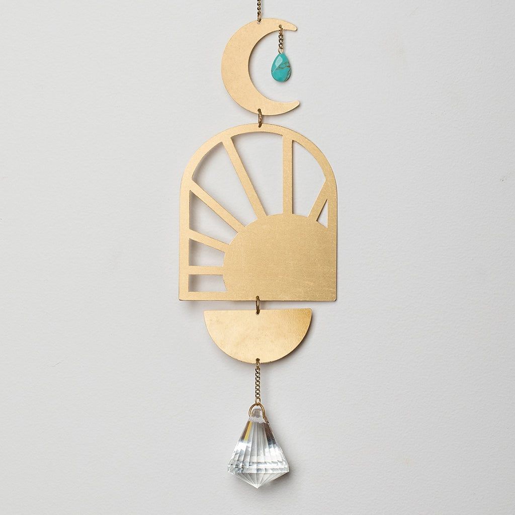 Sunshine &amp; Turquoise Suncatcher