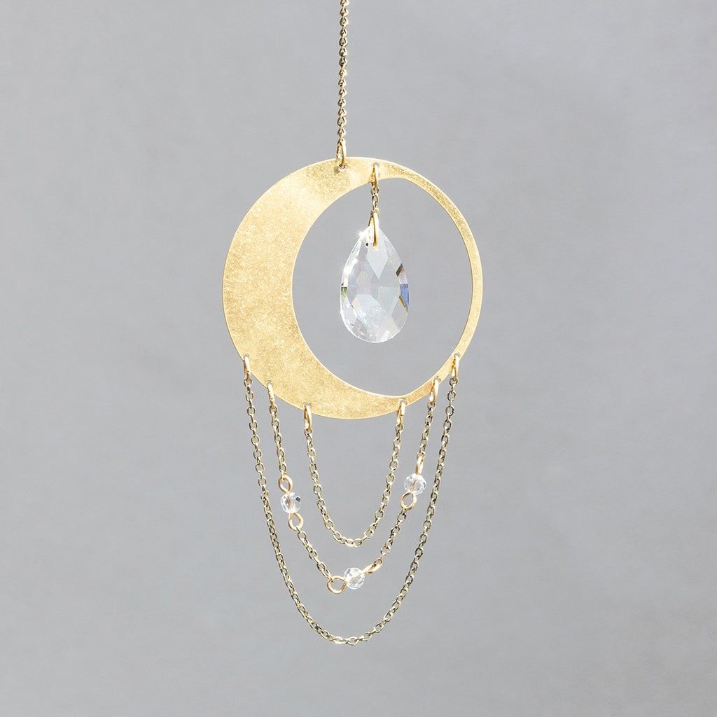 Crescent Moon &amp; Balance Mini Suncatcher