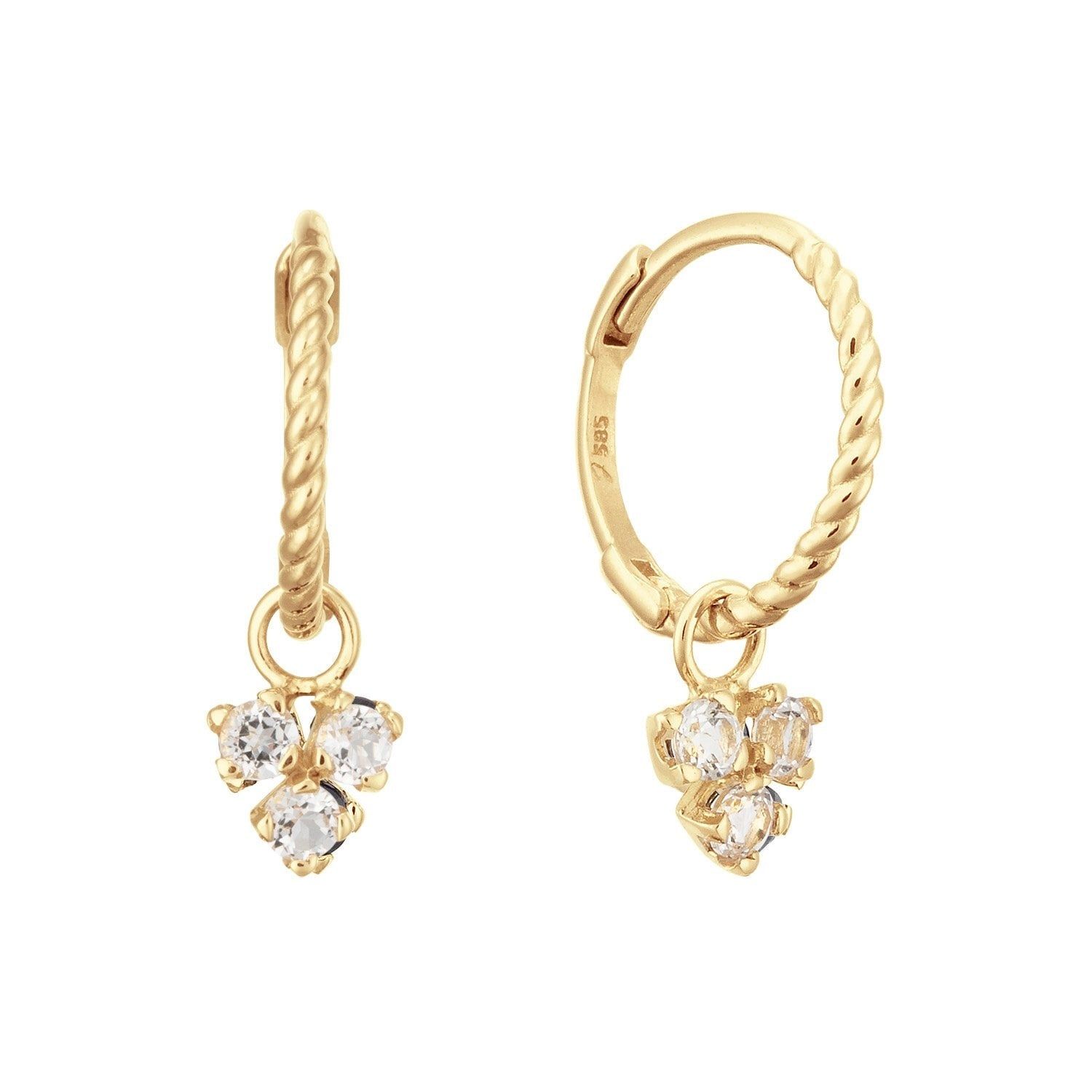 Triangle White Topaz