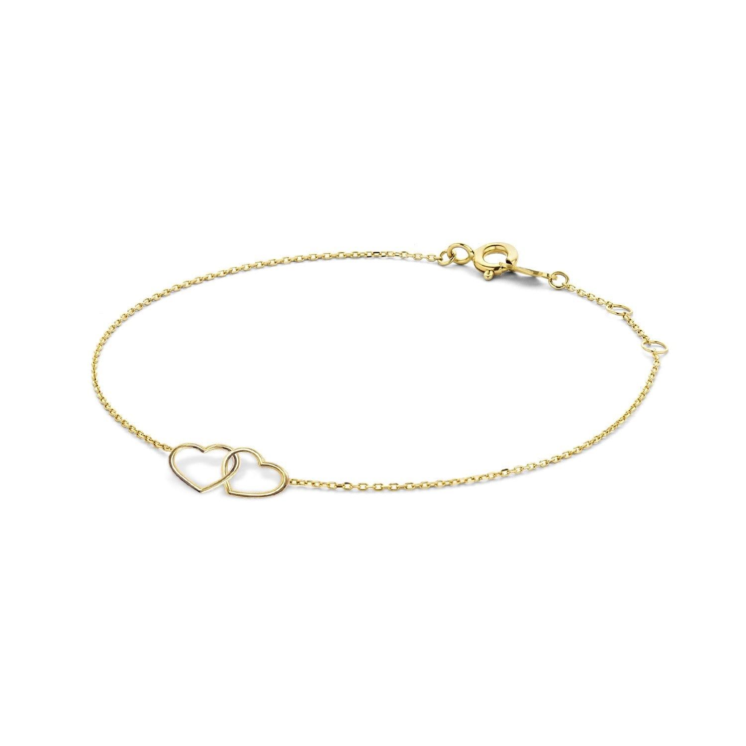 Double Heart Bracelet