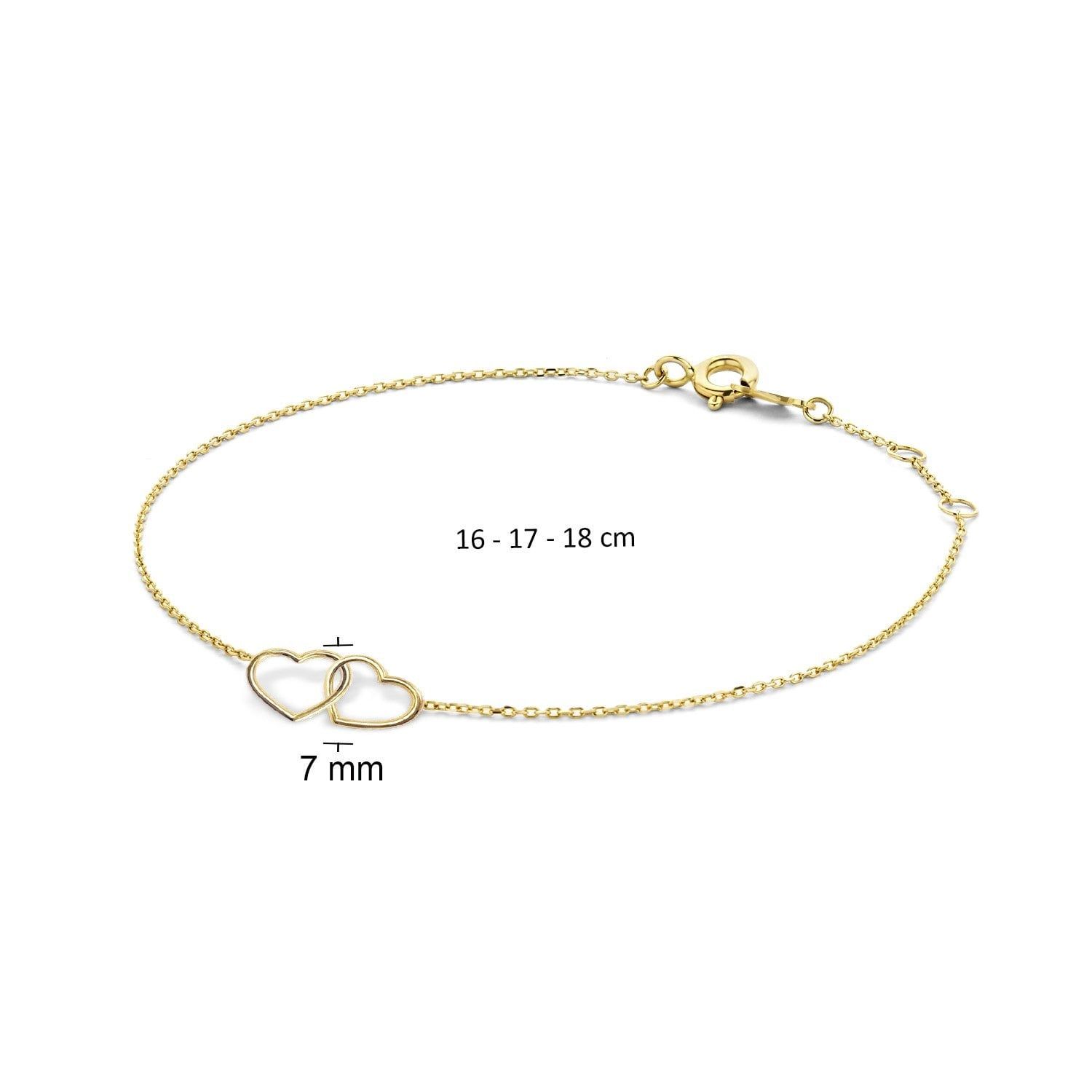 Double Heart Bracelet