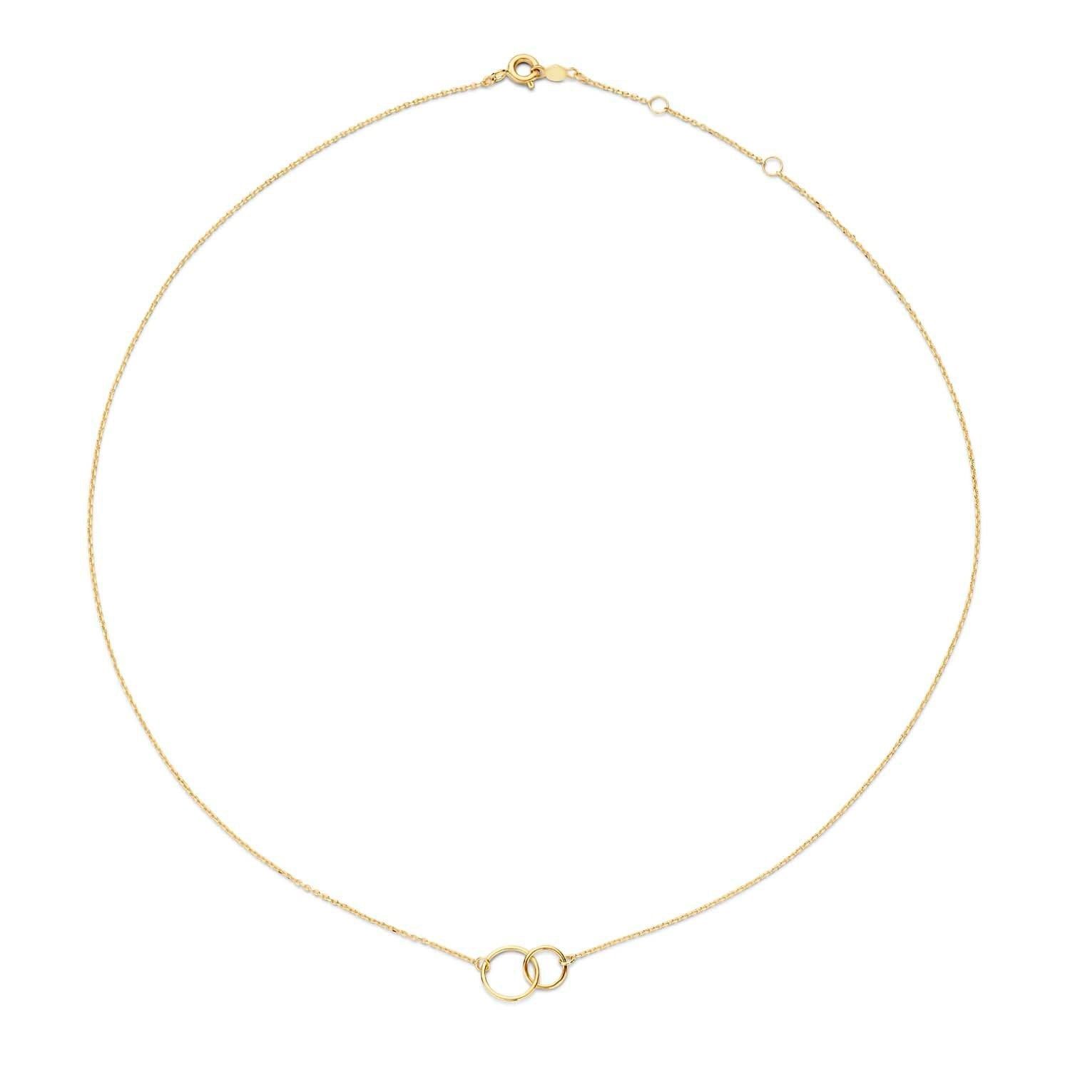 Double Circle Necklace