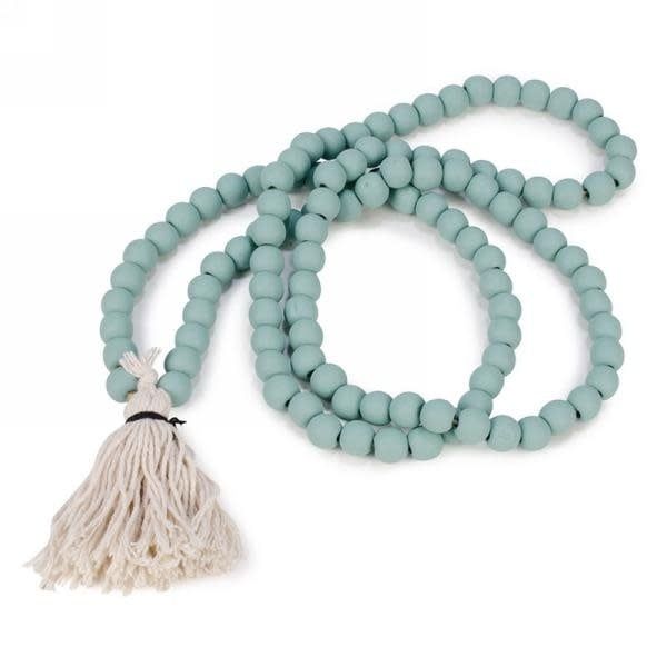 Aqua Bead Garland