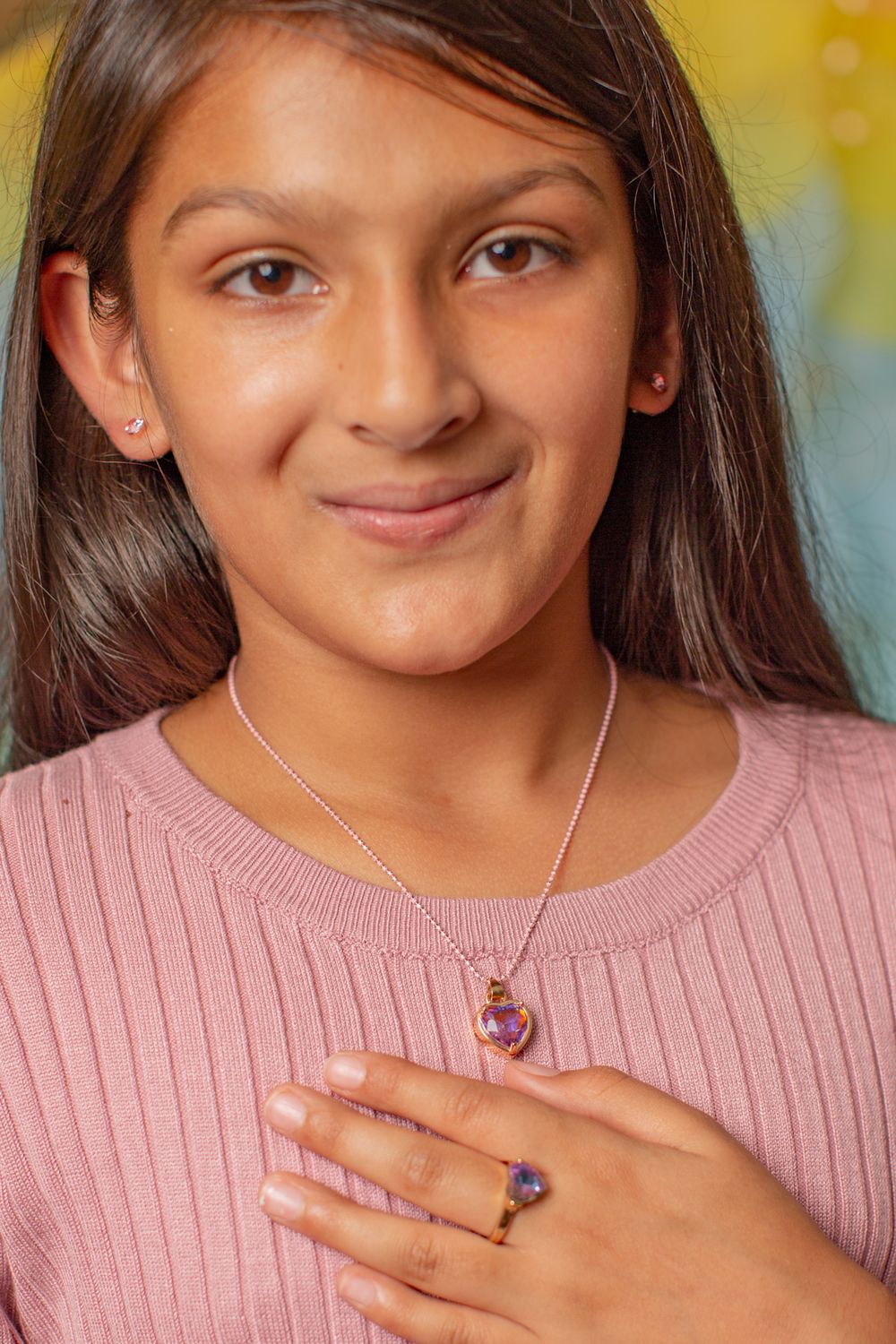 Lilac Love Necklace
