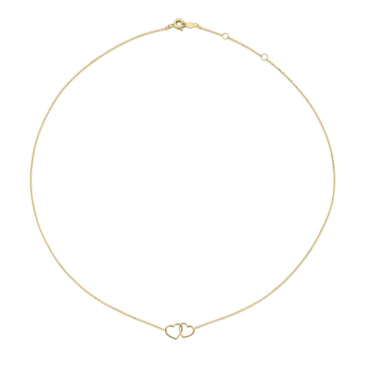 Double Heart Necklace