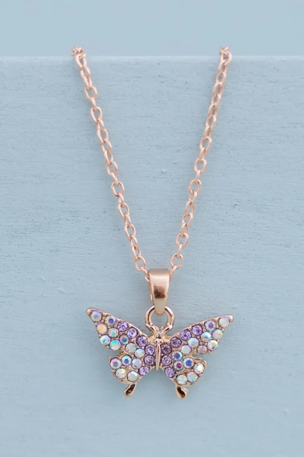 Butterfly Gem Necklace