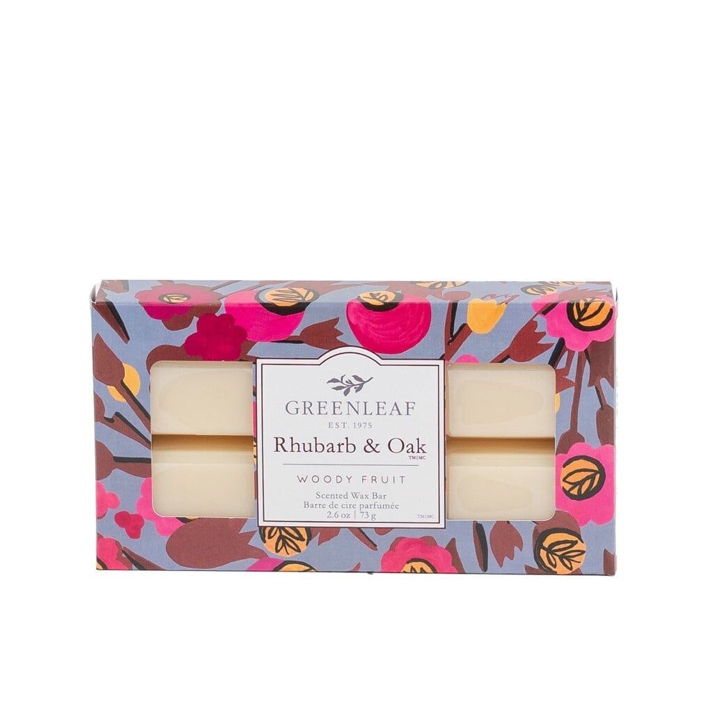 Wax Bars Rhubarb &amp; Oak